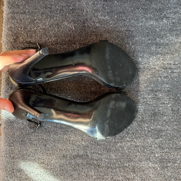 Steve Madden Stecy Black Strappy Heels Size 8.5 - Picture 5 of 5